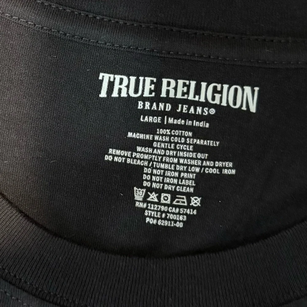 True Religion Black Graphic Tee